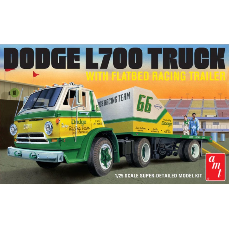 1/25 ’66 Dodge L700 w/trailer