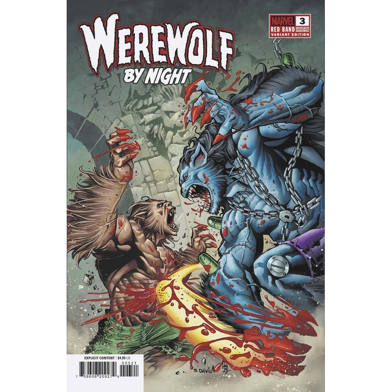 WEREWOLF BY NIGHT: RED BAND #3 SERGIO DAVILA VARIANT [POLYBAGGED]