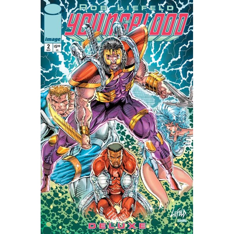 Youngblood Deluxe #2  B Rob Liefeld Foil Var