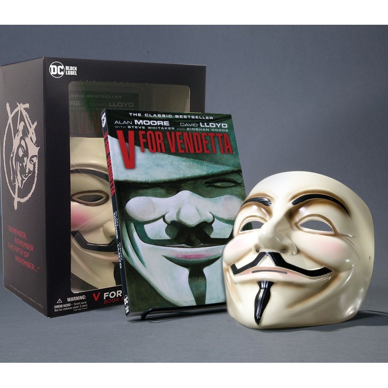 V for Vendetta Book & Mask Set