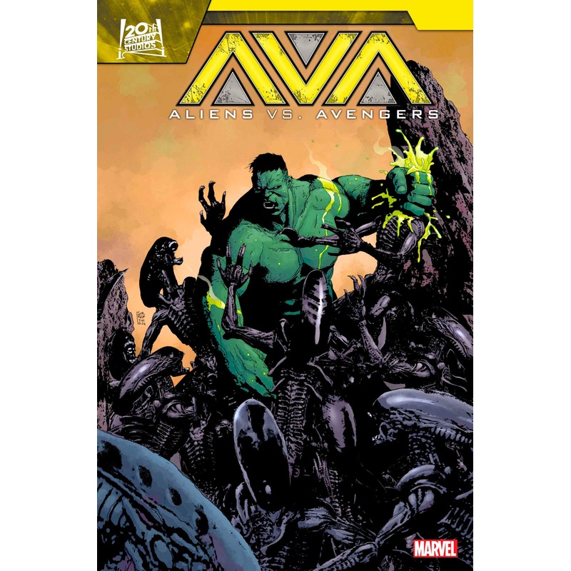ALIENS VS. AVENGERS #2 ANDREA SORRENTINO VARIANT
