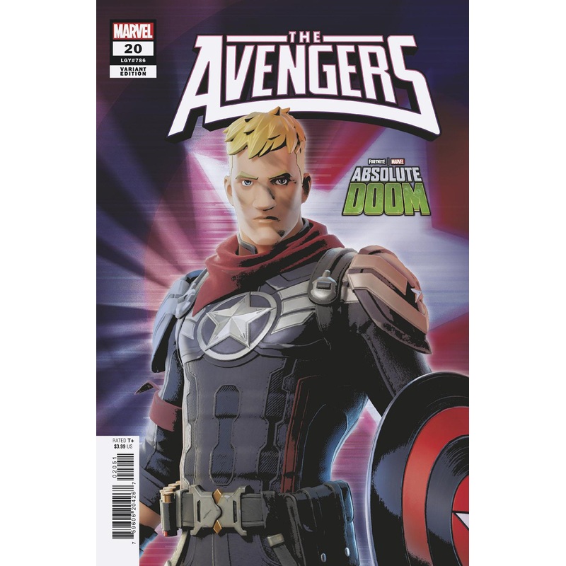 AVENGERS #20 EPIC GAMES MARVEL FORTNITE CAPTAIN JONES VARIANT
