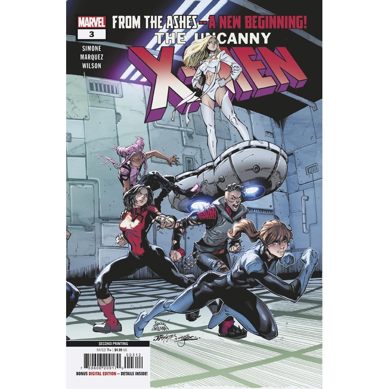 UNCANNY X-MEN #3 RYAN STEGMAN 2ND PRINTING VARIANT