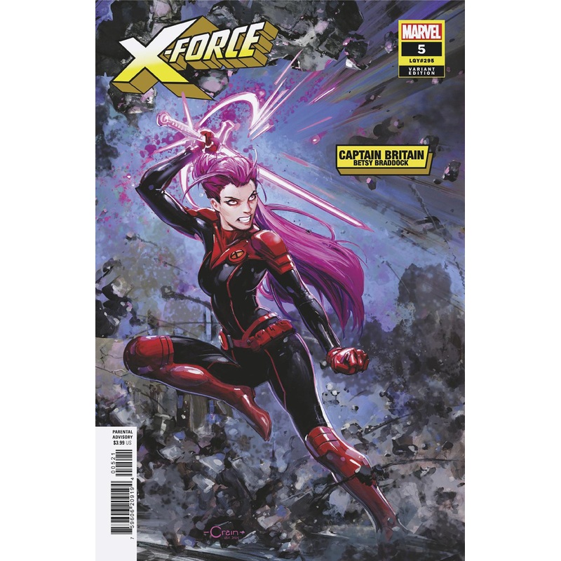 X-FORCE #5 CLAYTON CRAIN BETSY BRADDOCK VARIANT