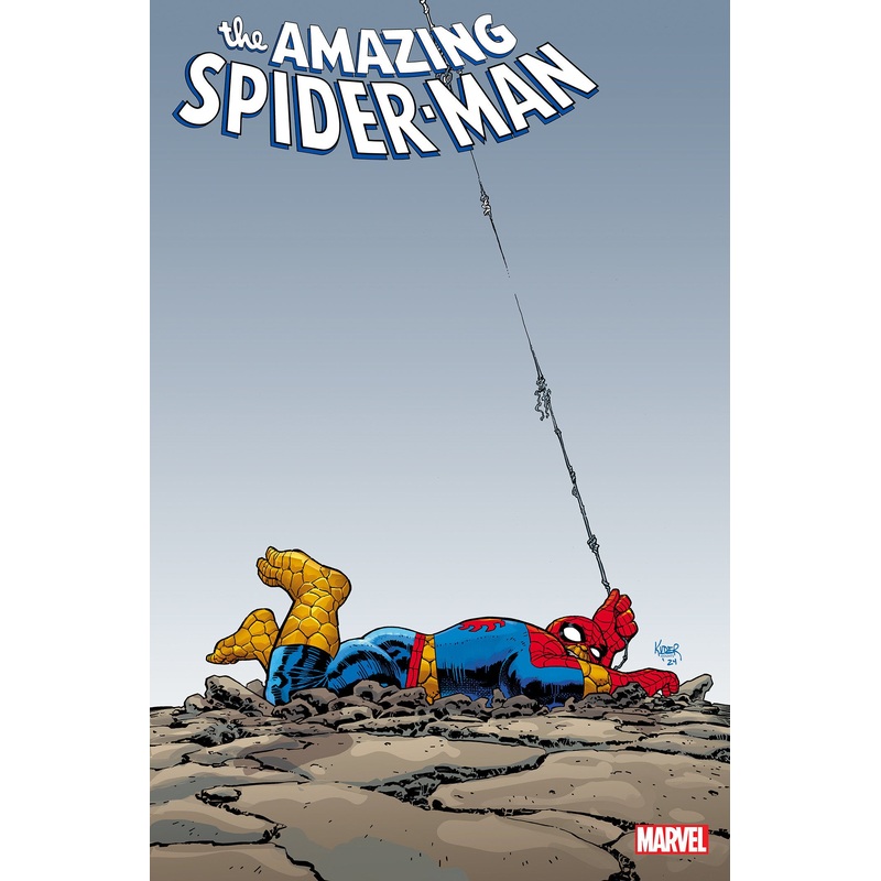 AMAZING SPIDER-MAN #61 AARON KUDER THE THING! VARIANT