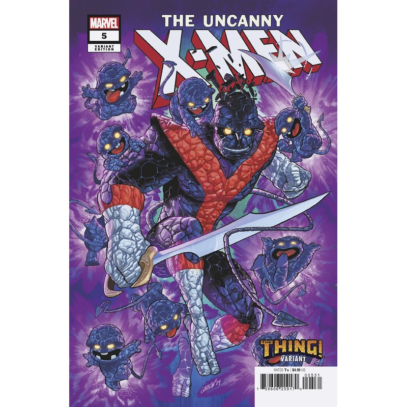 UNCANNY X-MEN #5 JAVIER GARRON THE THING! VARIANT