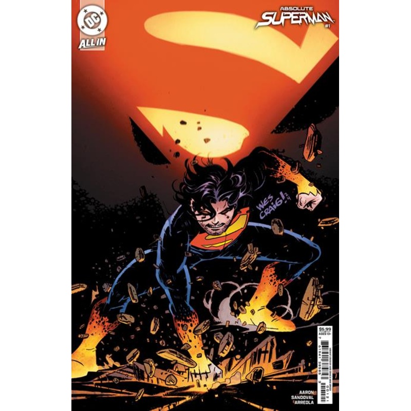 Absolute Superman #1  B Wes Craig Card Stock Var