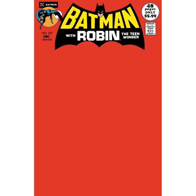 Batman #237 Facsimile Edition  C Blank Var
