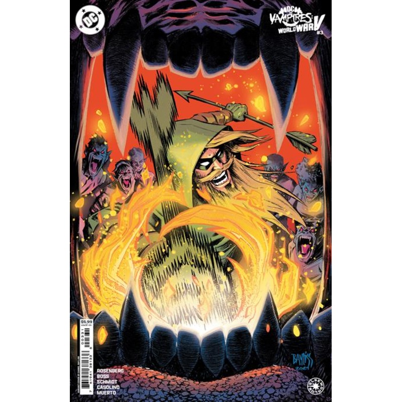 Dc Vs Vampires World War V #3 (of 12)  C Daniel Bayliss Card Stock Var