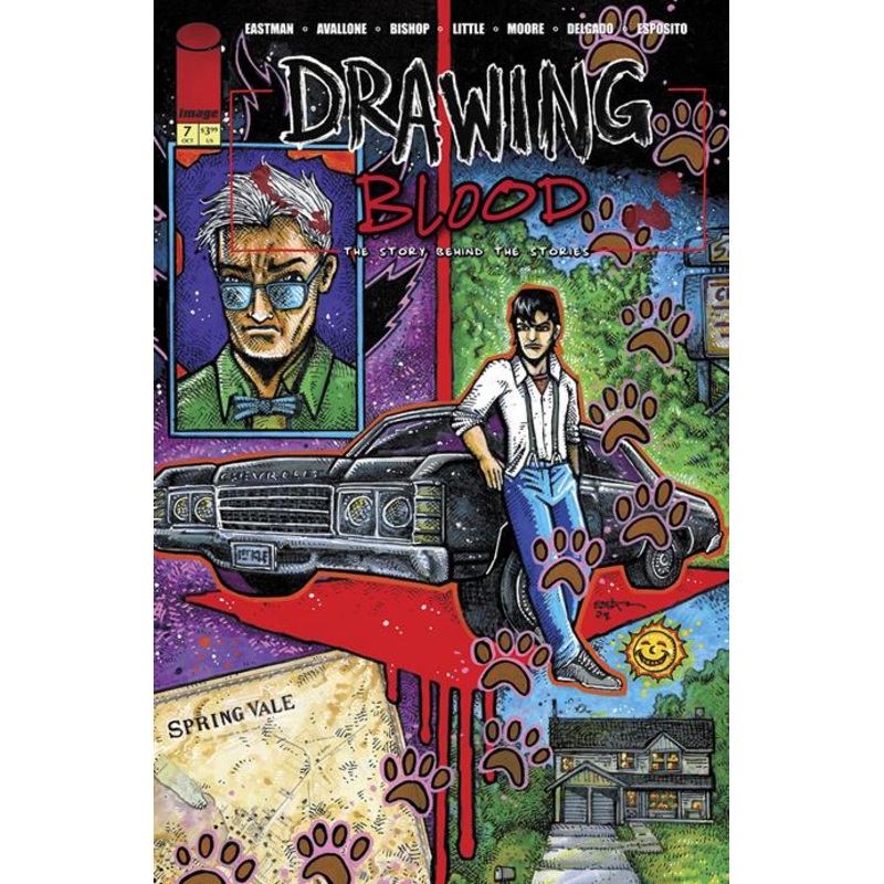 Drawing Blood #7 (of 12)  A Kevin Eastman