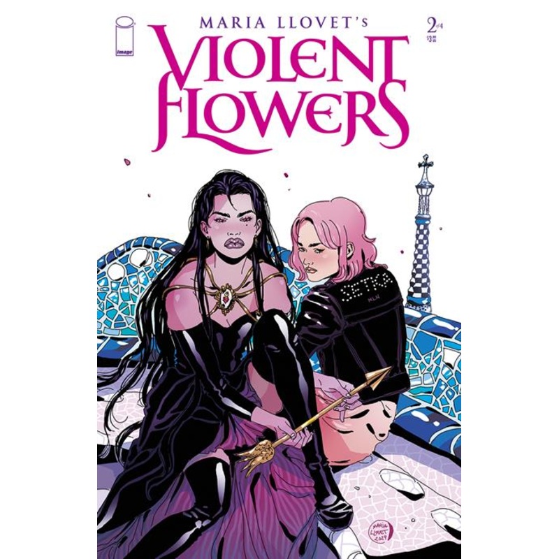Violent Flowers #2 (of 4)  A Maria Llovet