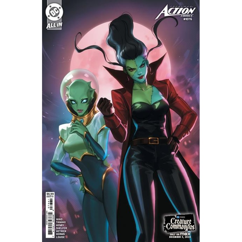 Action Comics #1076  D Lesley Leirix Li Creature Commandos Card Stock Var