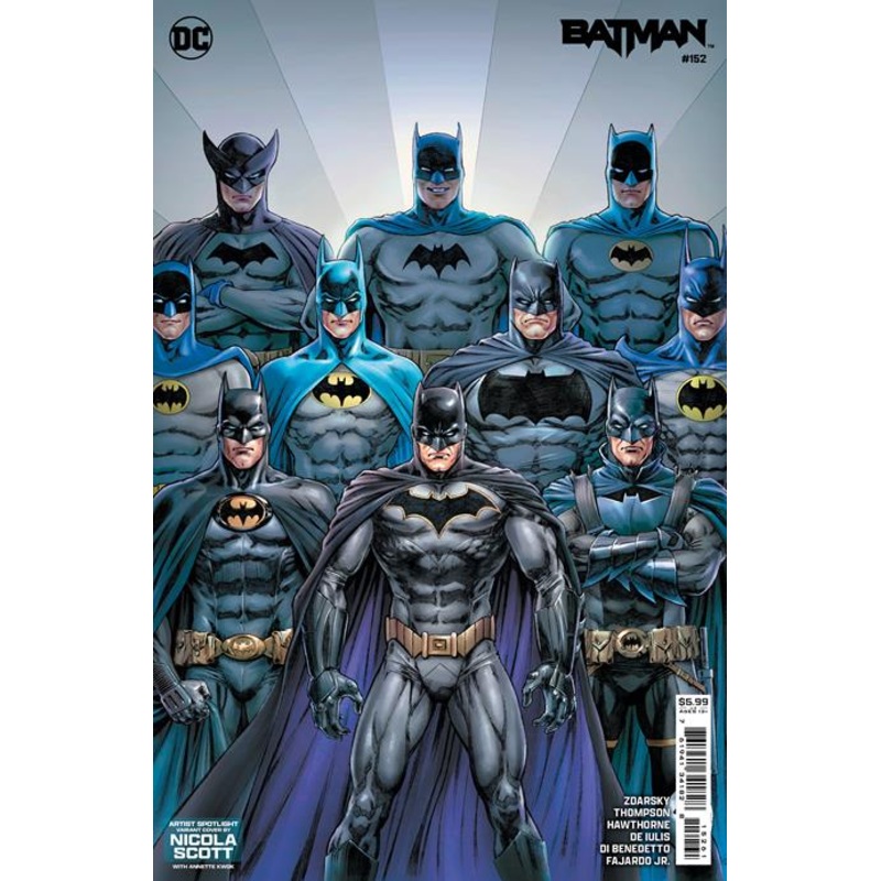 Batman #152  D Nicola Scott Artist Spotlight Card Stock Var (absolute Power)