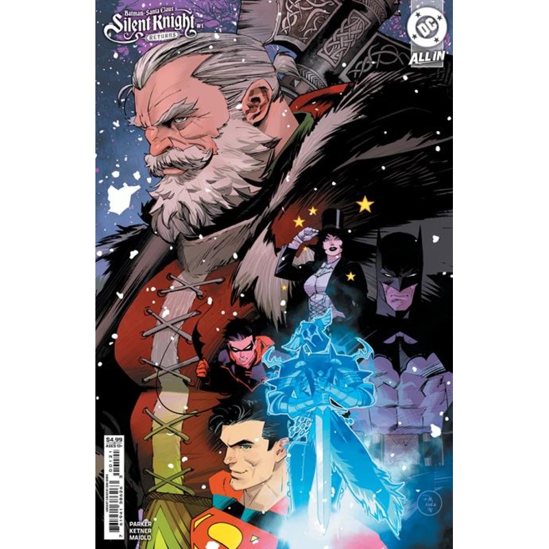 Batman Santa Claus Silent Knight Returns #1 (of 5)  B Dan Mora Card Stock Var