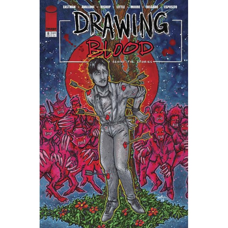 Drawing Blood #8 (of 12)  A Kevin Eastman