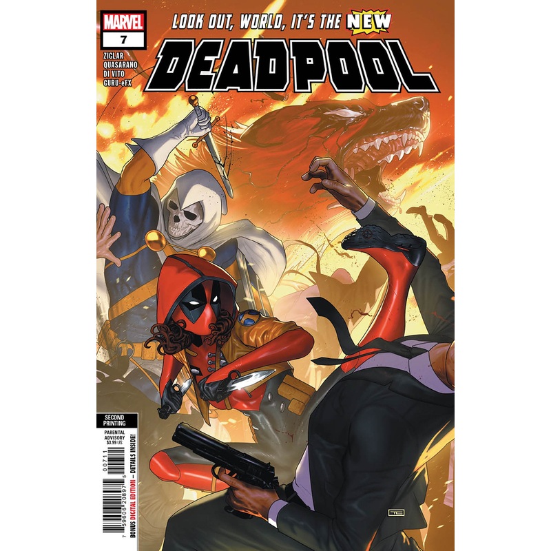 DEADPOOL #7 TAURIN CLARKE 2ND PRINTING VARIANT