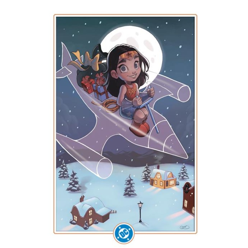 Wonder Woman #16  D Chrissie Zullo Dc Winter Wonderland Card Stock Var