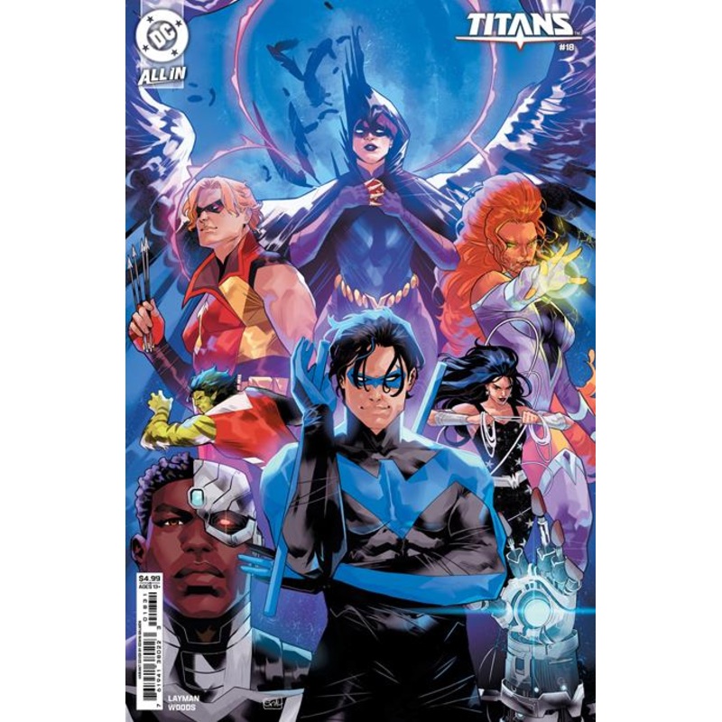 Titans #18  B Edwin Galmon Card Stock Var