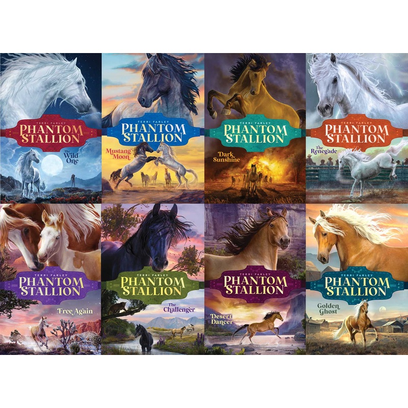 Phantom Stallion Untamed Collected Set The Wild One; Mustang Moon; Dark Sunshine; The Renegade; Free Again; The Challenger; Desert Dancer; Golden Ghost