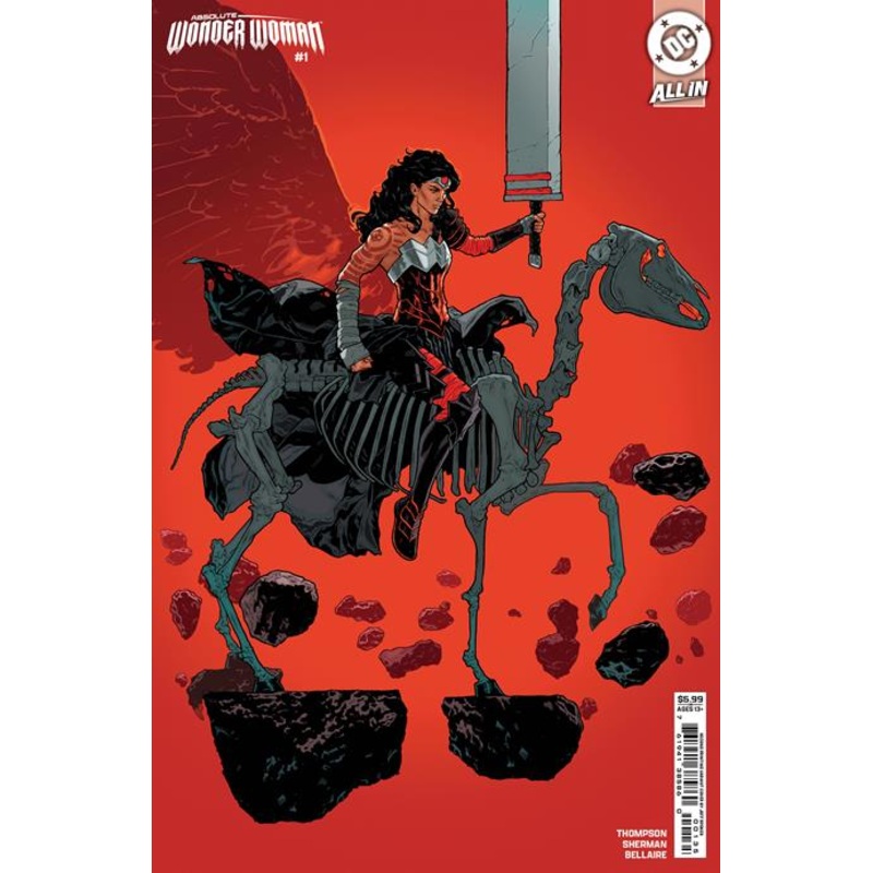 Absolute Wonder Woman #1 Second Printing Cvr B Jeff Spokes Card Stock Var