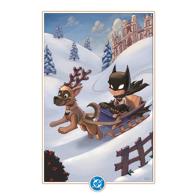 Batman #155  G Chrissie Zullo Dc Winter Wonderland Card Stock Var