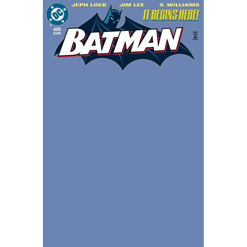 Batman #608 Facsimile Edition  C Blank Card Stock Var