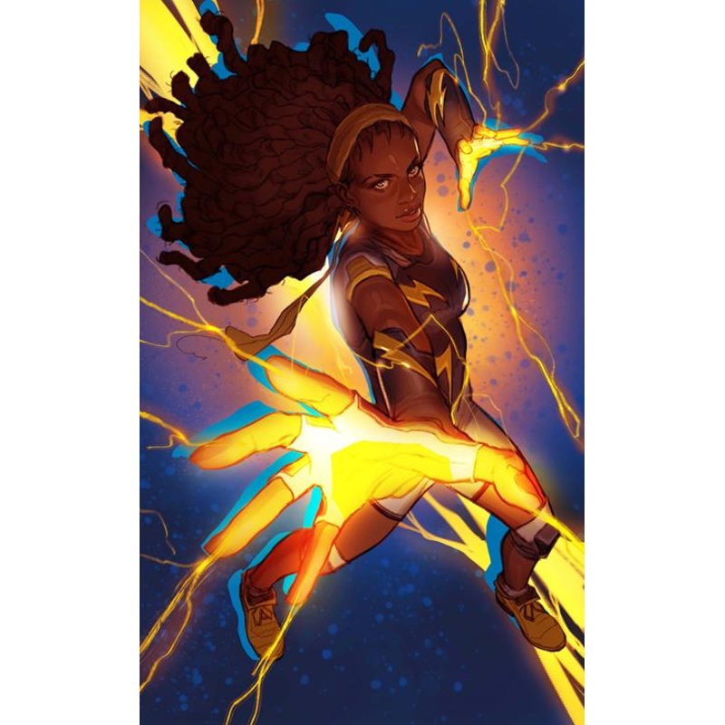 Black Lightning #3  B Joshua Sway Swaby Card Stock Var