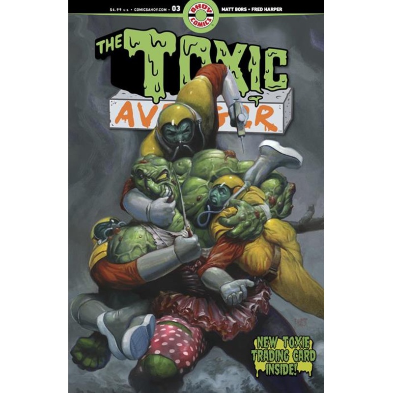 Toxic Avenger #3 (of 5)  D Fred Harper Exclusive Trading Card Var
