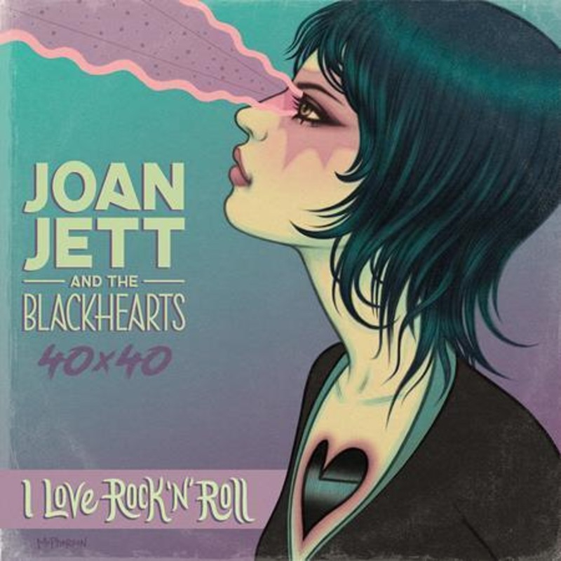 Joan Jett & The Blackhearts 40×40 Bad Reputation / I Love Rock-n-roll  | Hardcover