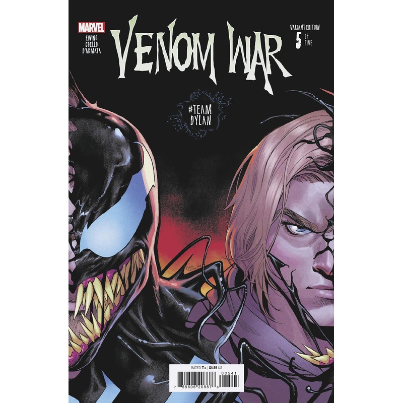 VENOM WAR #5 MARTIN COCCOLO TEAM DYLAN VARIANT [VW]