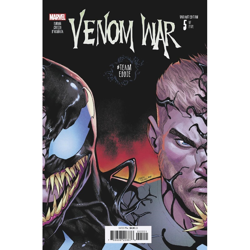 VENOM WAR #5 MARTIN COCCOLO TEAM EDDIE VARIANT [VW]