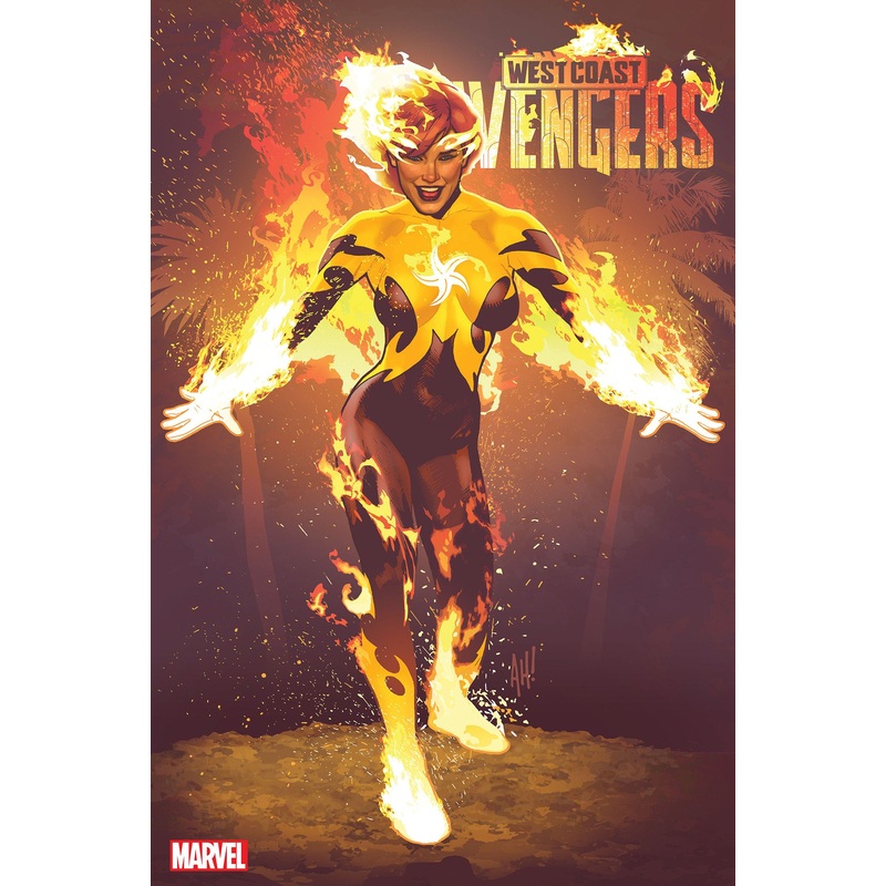 WEST COAST AVENGERS #1 ADAM HUGHES FOIL VARIANT