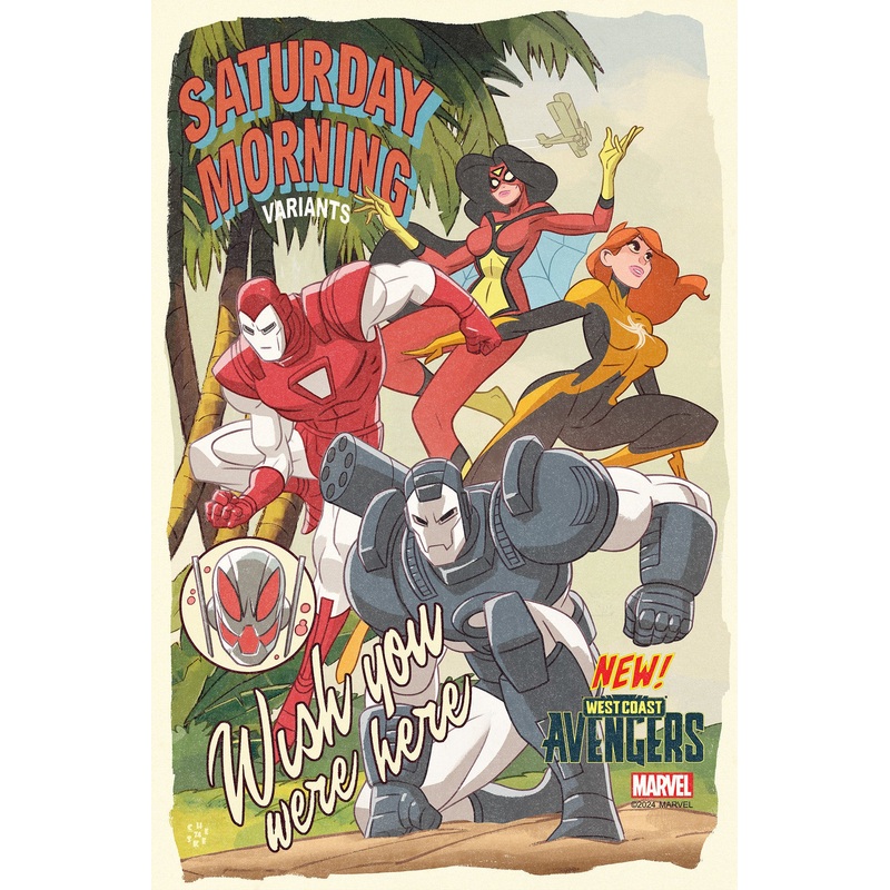 WEST COAST AVENGERS #1 SEAN GALLOWAY SATURDAY MORNING VARIANT