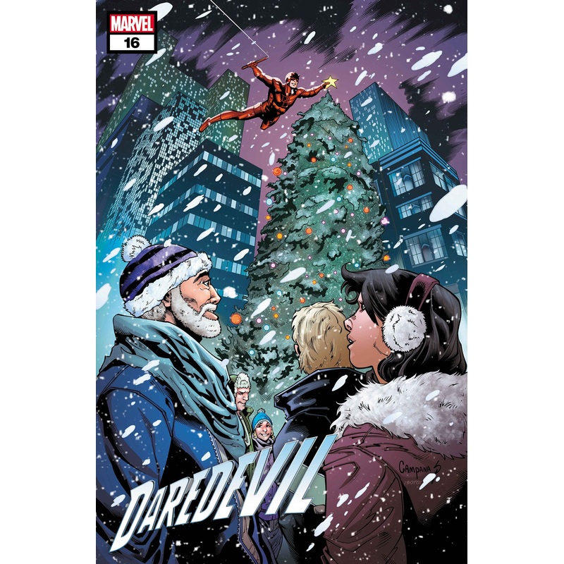 DAREDEVIL #16 CHRIS CAMPANA WINTER HOLIDAY VARIANT