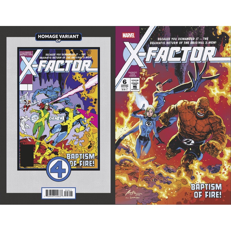 X-FACTOR #6 RAFAEL ALBUQUERQUE FANTASTIC FOUR HOMAGE VARIANT