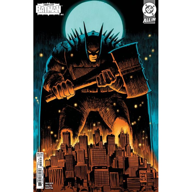 Absolute Batman #4  C Francesco Francavilla Card Stock Var