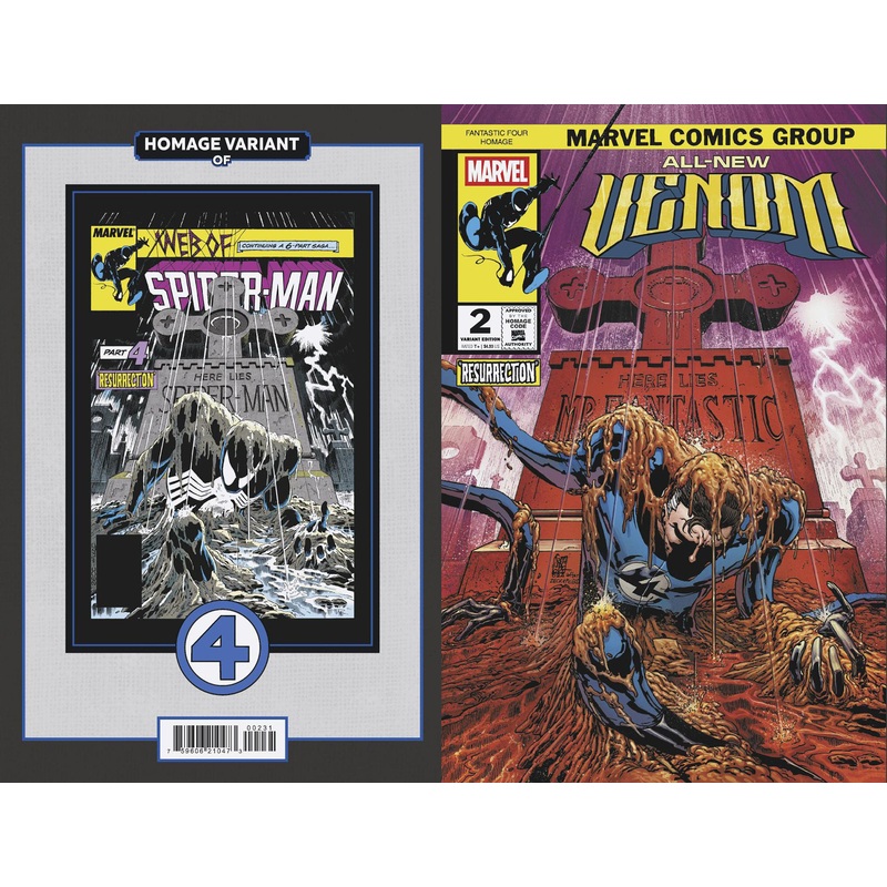 ALL-NEW VENOM #2 GIUSEPPE CAMUNCOLI FANTASTIC FOUR HOMAGE VARIANT