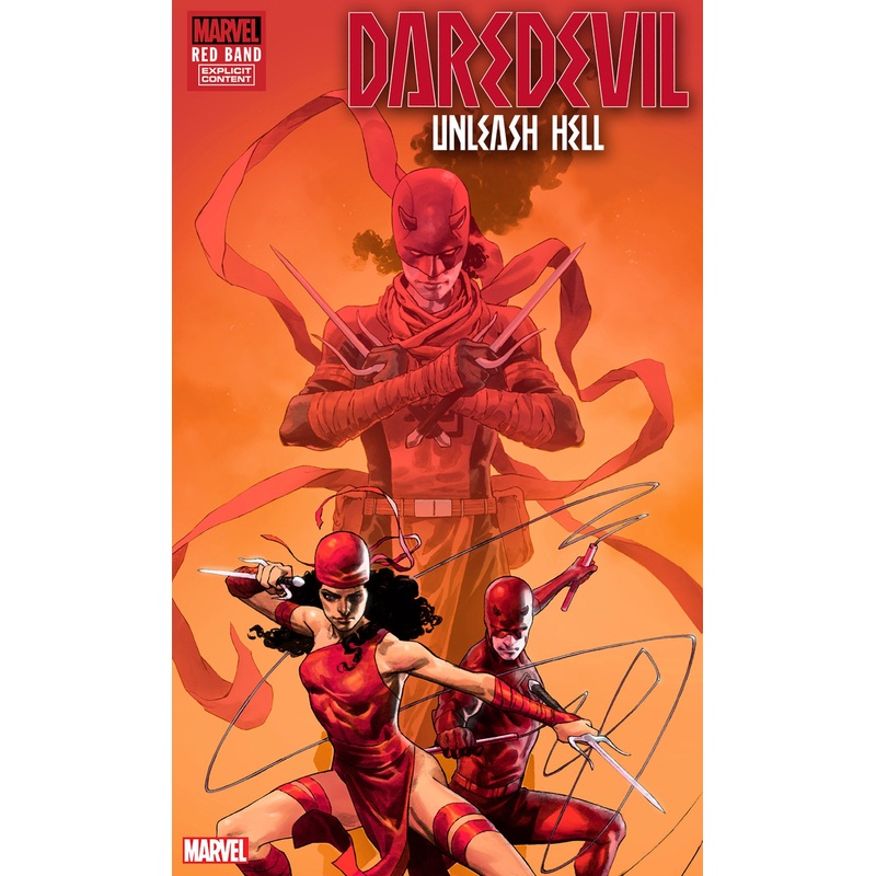 DAREDEVIL: UNLEASH HELL – RED BAND #1 JEROME OPENA VARIANT [POLYBAGGED]