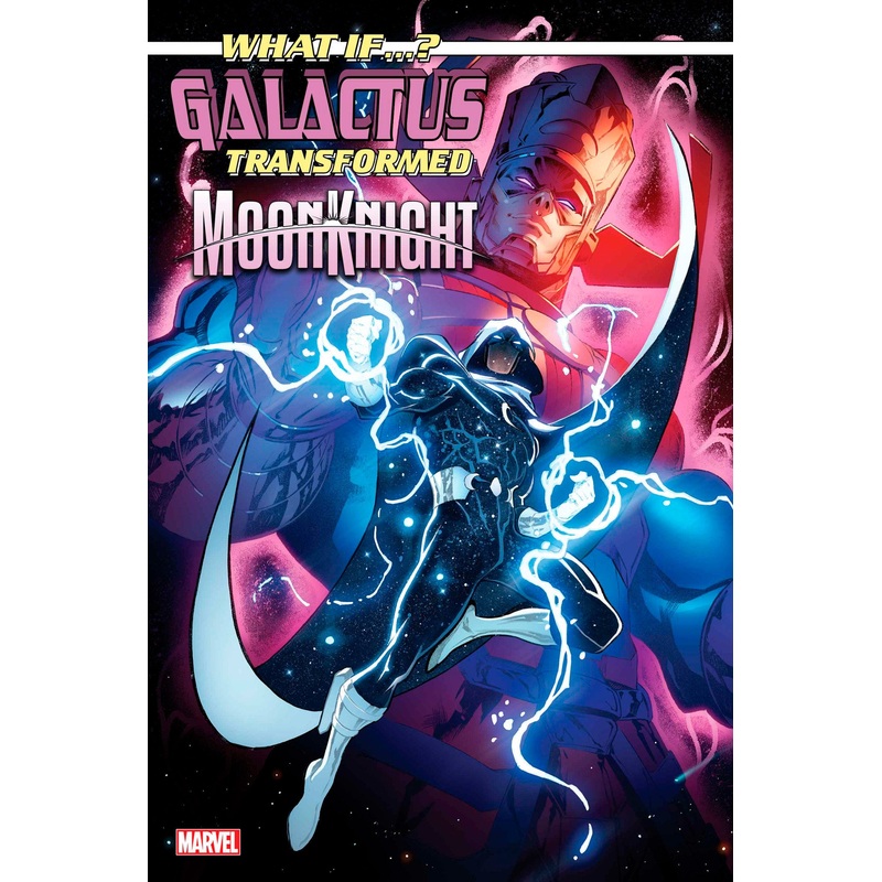 WHAT IF…? GALACTUS: GALACTUS TRANSFORMED MOON KNIGHT? #1 IBAN COELLO VARIANT