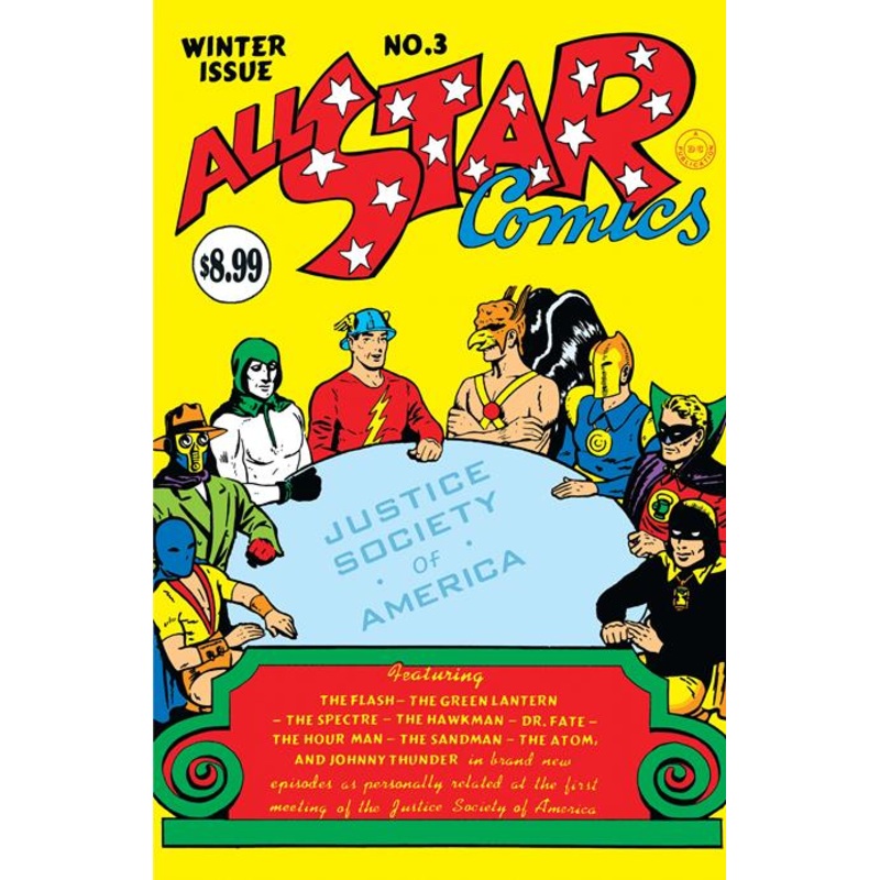 All-star Comics #3 Facsimile Edition  B Ee Hibbard Foil Var