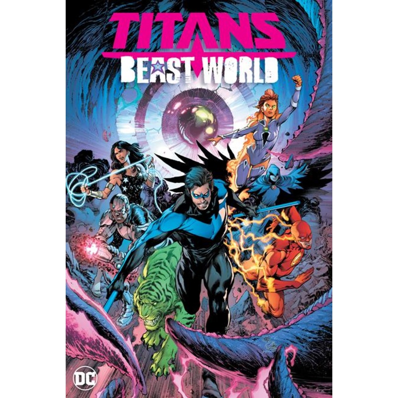 Titans Beast World Led Acetate Poster