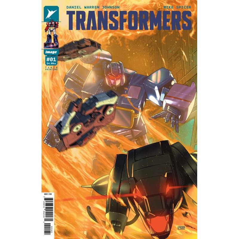Transformers #1 Tenth Printing Cvr F Taurin Clarke Var