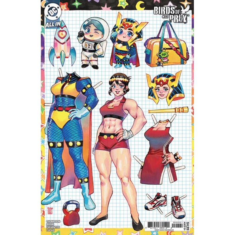 Birds Of Prey #22  B Rian Gonzales Card Stock Var