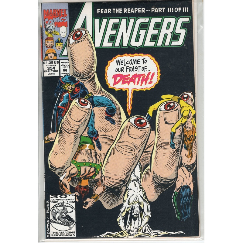 Pre-Owned – The Avengers #354  (Early October 1992)