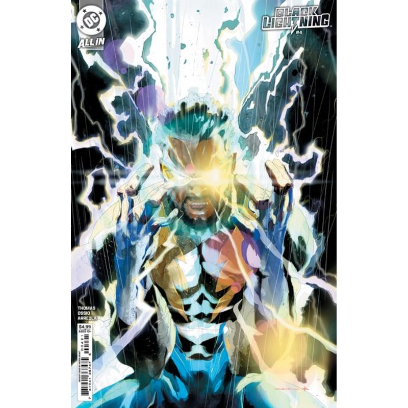 Black Lightning #4  B Keron Grant Card Stock Var
