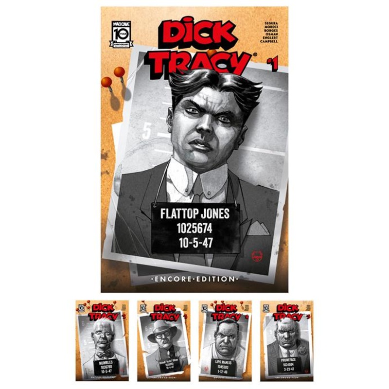 Dick Tracy #1-5dave Johnson Encore Edition Set