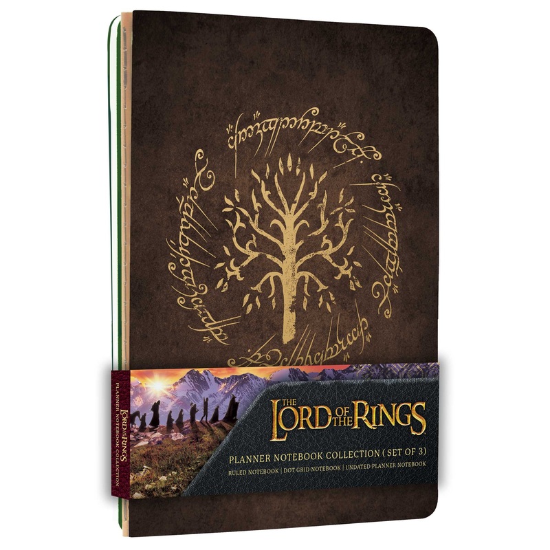 Lord of the Rings Planner Notebook Collection (Set of 3)