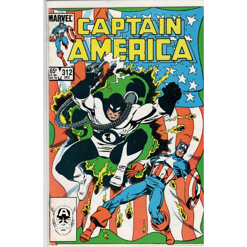 Pre-Owned – Captain America #312  (December 1985) 1st Appearance of Flag Smasher HOT KEY!!