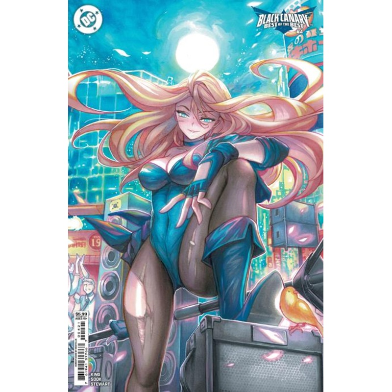 Black Canary Best Of The Best #4 (of 6)  B Rachta Lin Card Stock Var