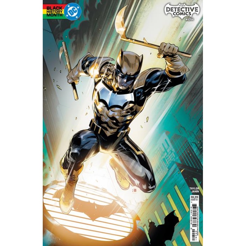 Detective Comics #1094  D Ryan Benjamin Black History Month Card Stock Var